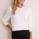 Bailey Sweater- White-CU6IW50